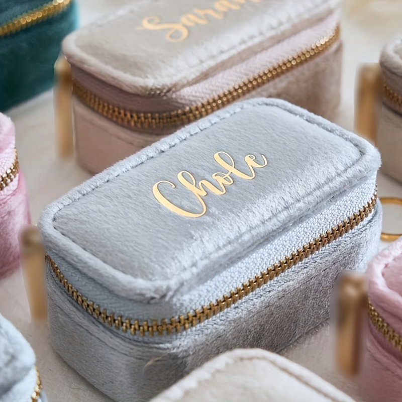 Personalized Custom Jewelry Box with Name & Date